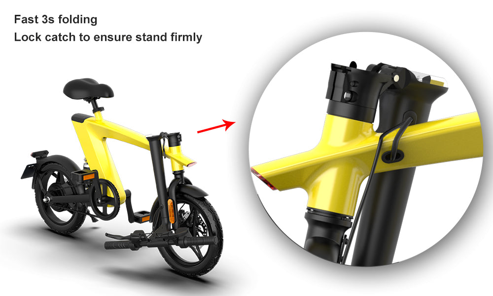 Z-BIKE PRO E-BIKE folding bike 25Km/h up to -55Km range