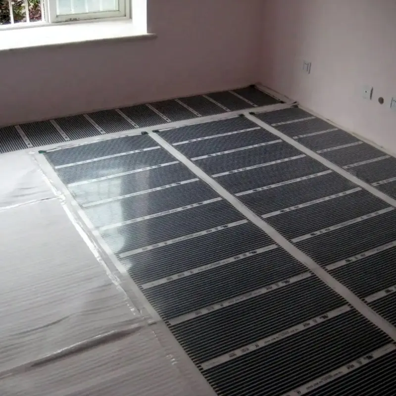 100% Umweltfreundlich Infrarot Fußbodenheizung 100cm 220 W/m² Heizfolie Laminat Parkett