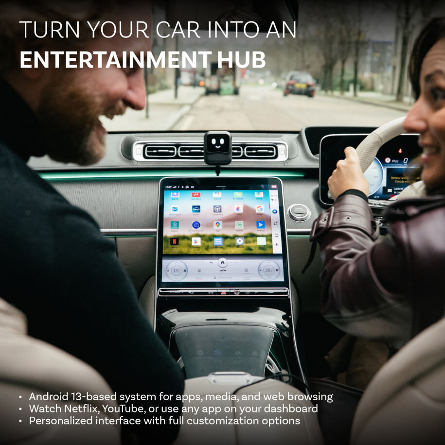 Ottocast Nano Ai Android 13 Kabellos Auto & Carplay Smart TV Box T