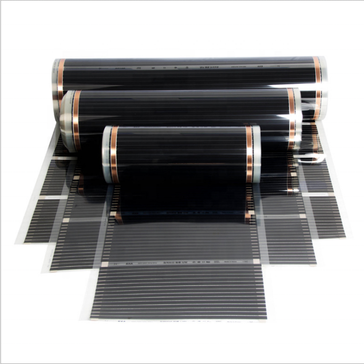 100% Umweltfreundlich Infrarot Fußbodenheizung 100cm 220 W/m² Heizfolie Laminat Parkett