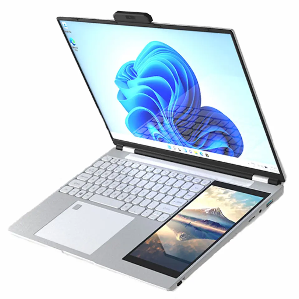Duo Book Laptop 15,6"+7" Touchscreen Intel N5105 2.9GHz 16GB