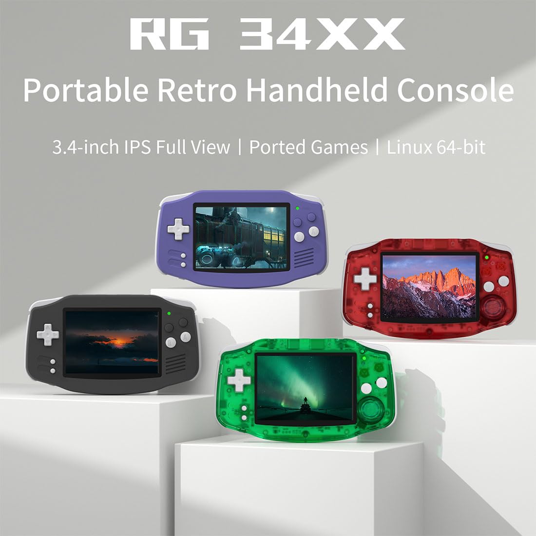 ANBERNIC RG 34XX Handheld Spielekonsole