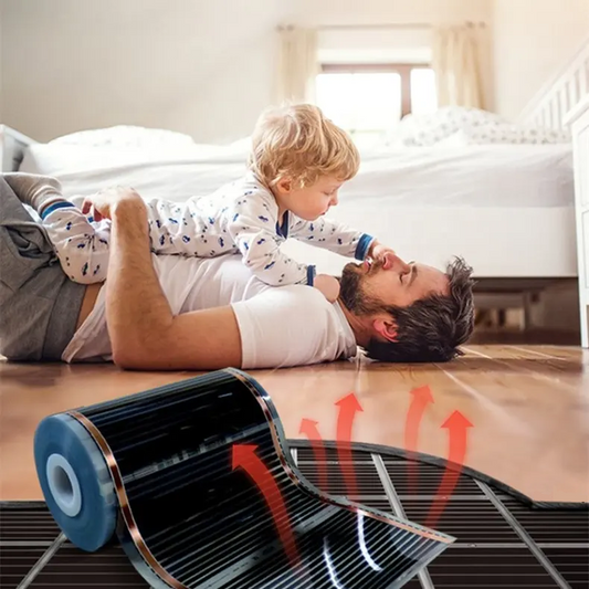 100% Umweltfreundlich Infrarot Fußbodenheizung 100cm 220 W/m² Heizfolie Laminat Parkett