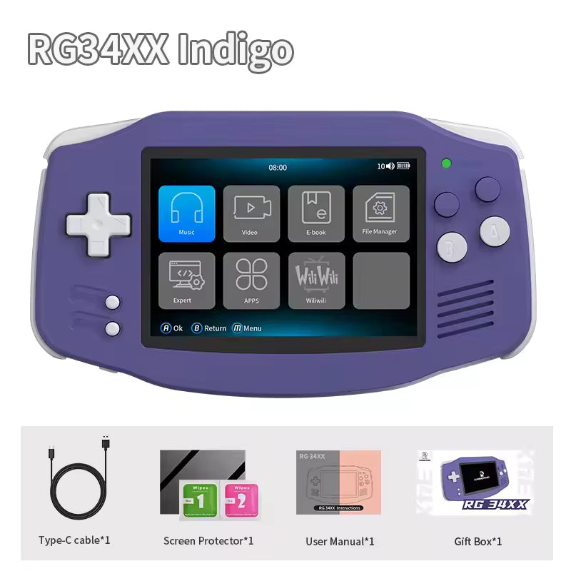 ANBERNIC RG 34XX Handheld Spielekonsole