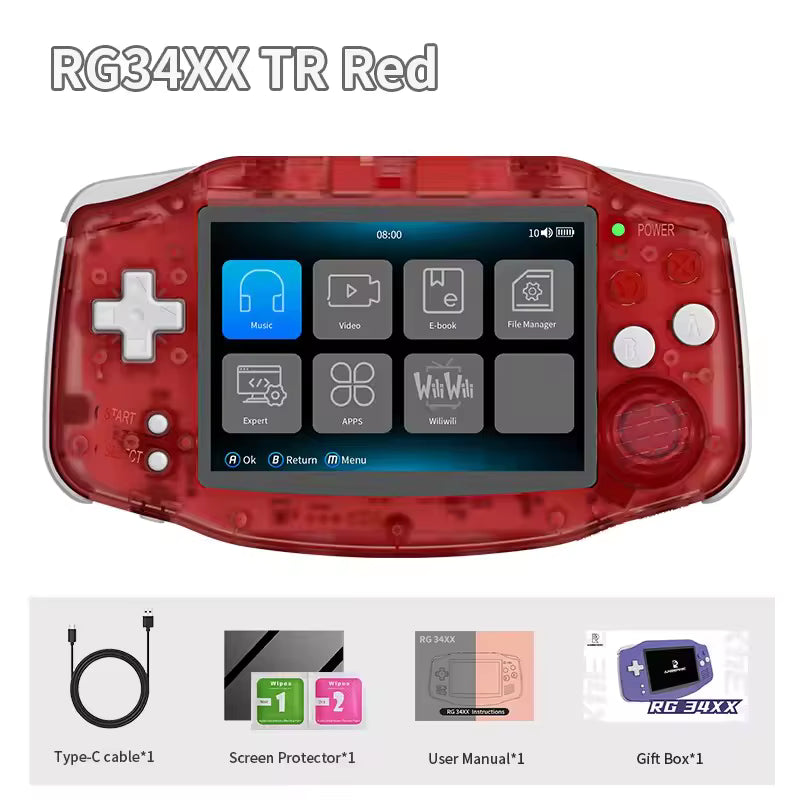 ANBERNIC RG 34XX Handheld Spielekonsole
