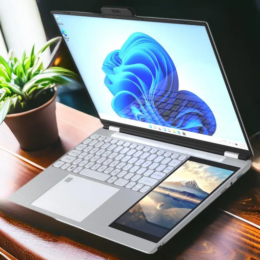 Duo Book Laptop 15,6"+7" Touchscreen Intel N5105 2.9GHz 16GB